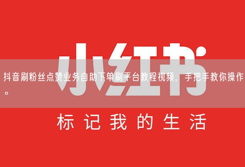 抖音刷粉丝点赞业务自助下单刷平台教程视频，手把手教你操作。