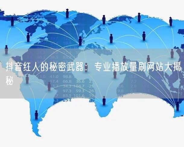 抖音红人的秘密武器：专业播放量刷网站大揭秘